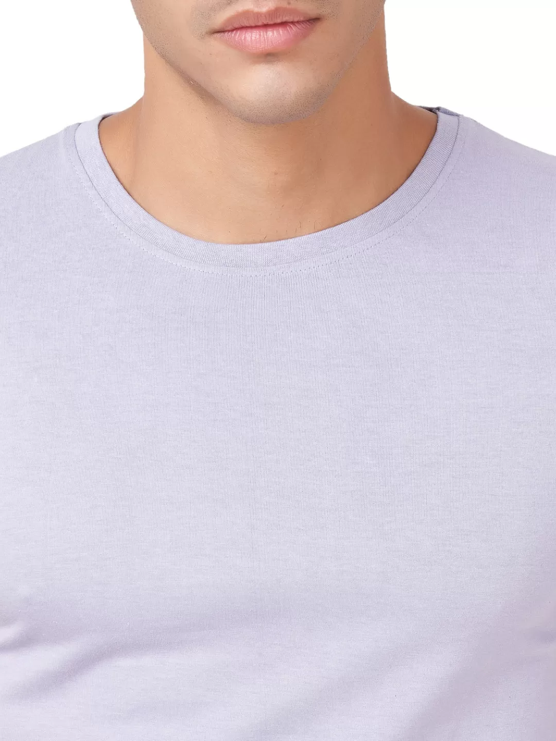 100 % Cotton Round Neck Solid Regular Half Sleeve T-Shirt