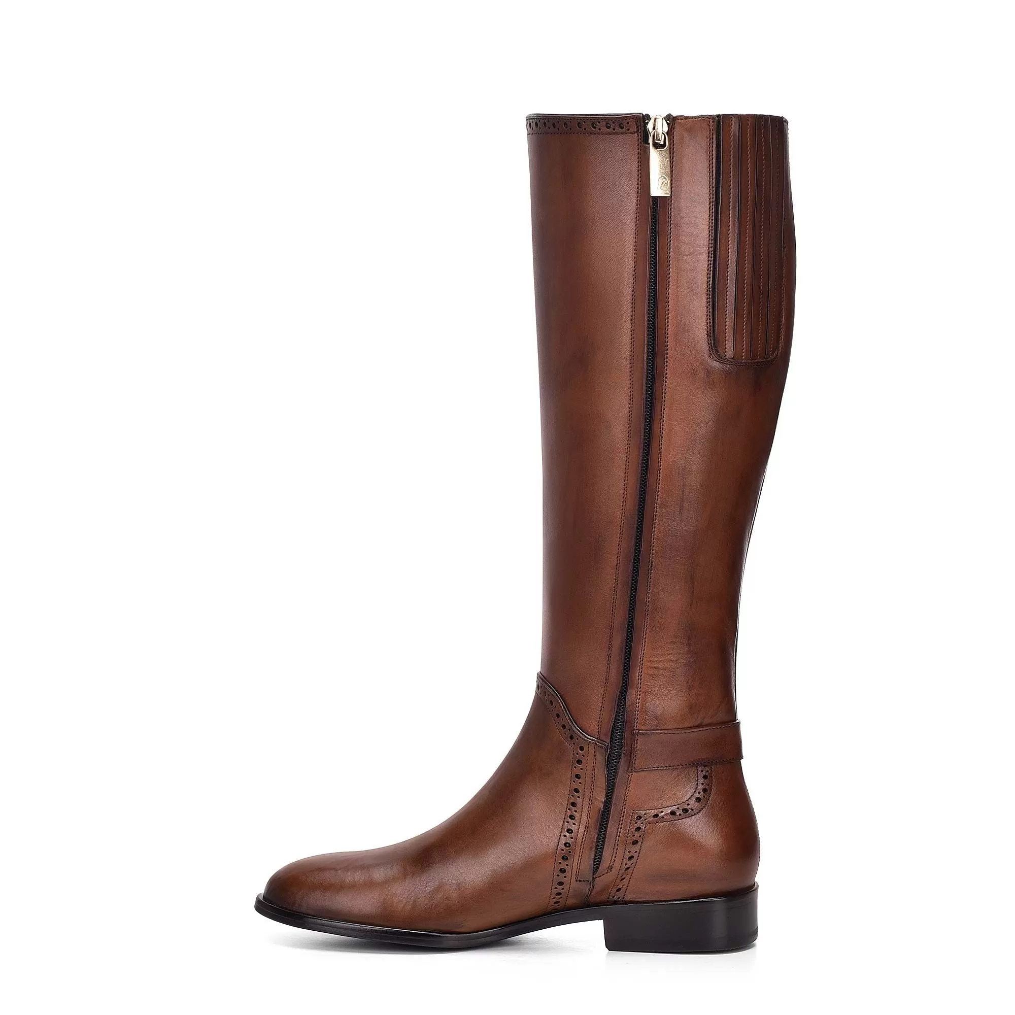 17TRNRN - Cuadra honey fashion leather riding knee boots for women