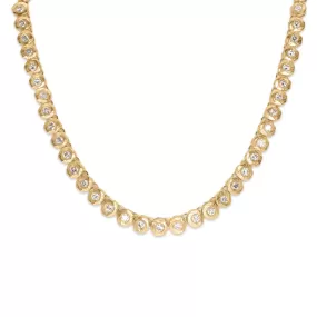 18K Diamond Tennis Necklace