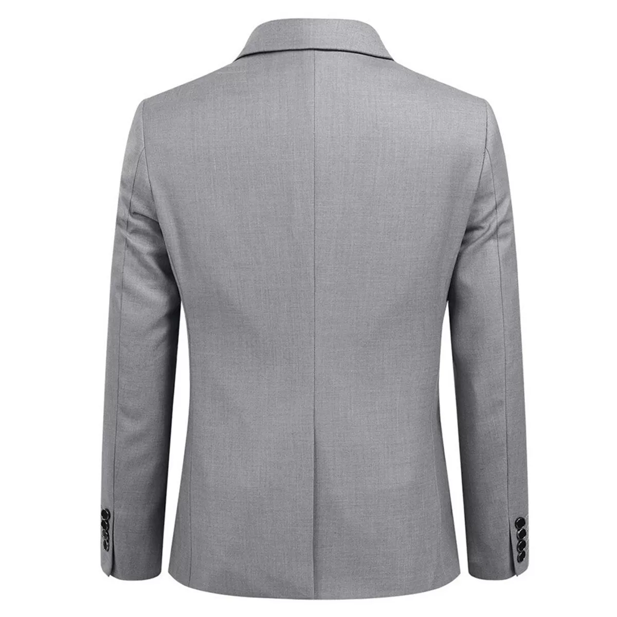 2-Piece Slim Fit Simple Designed Grey Suit