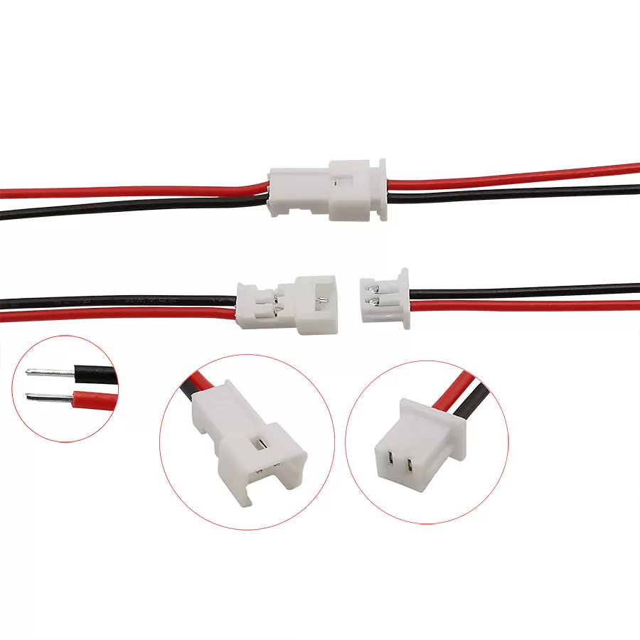 20/10/5/2/1Pair Jst Wire Cable Connector Jst 1.25Mm 2 Pin Micro Male Female Connector Jack Plug Conn