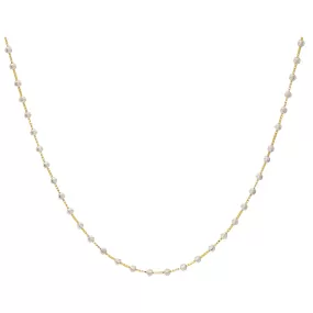 22K Two-Tone Gold 20in Chain (10.3 gms)