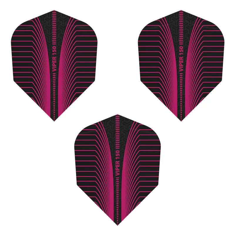 30-1923 Viper V-150 Flights Standard Black / Pink