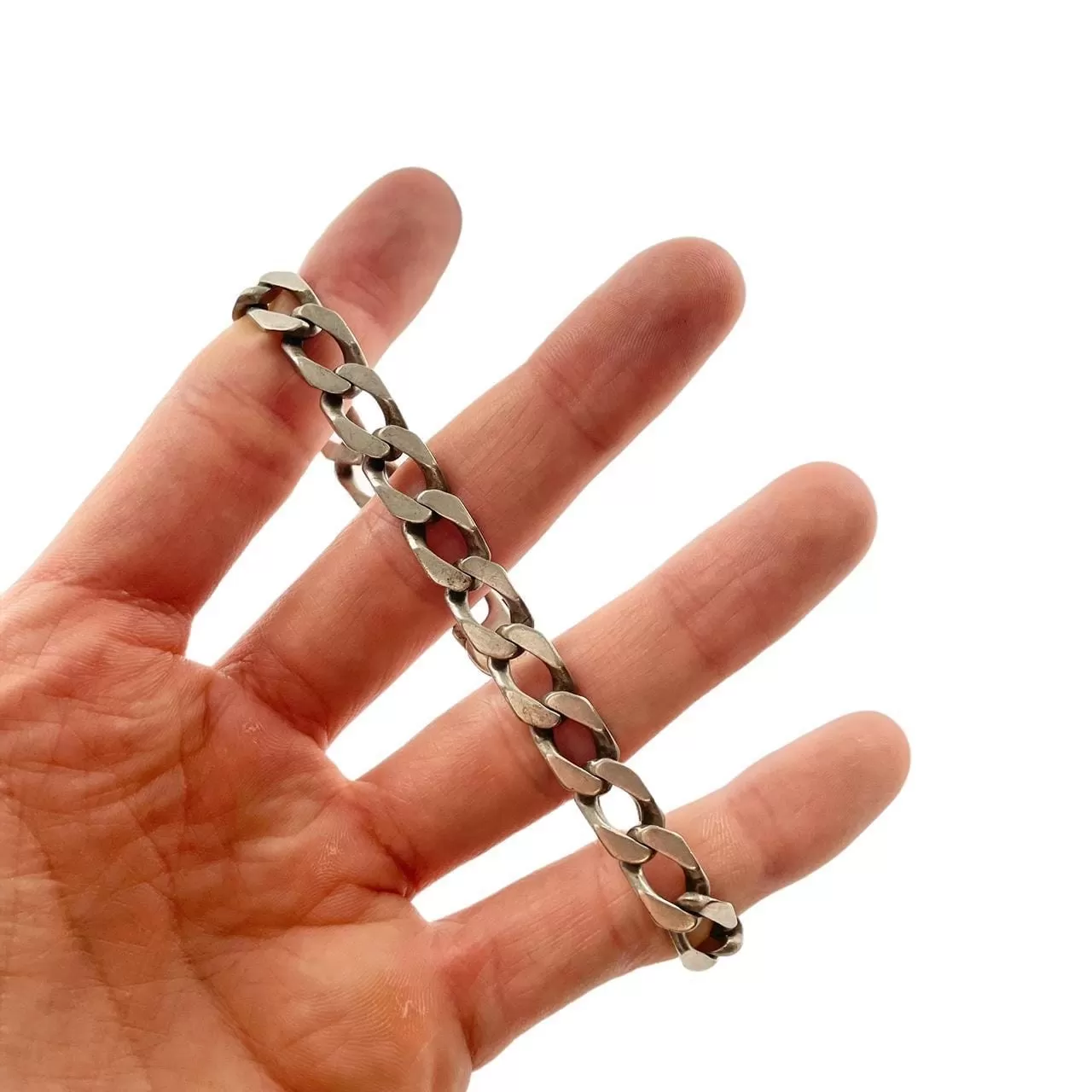 925 Sterling silver curb chain bracelet