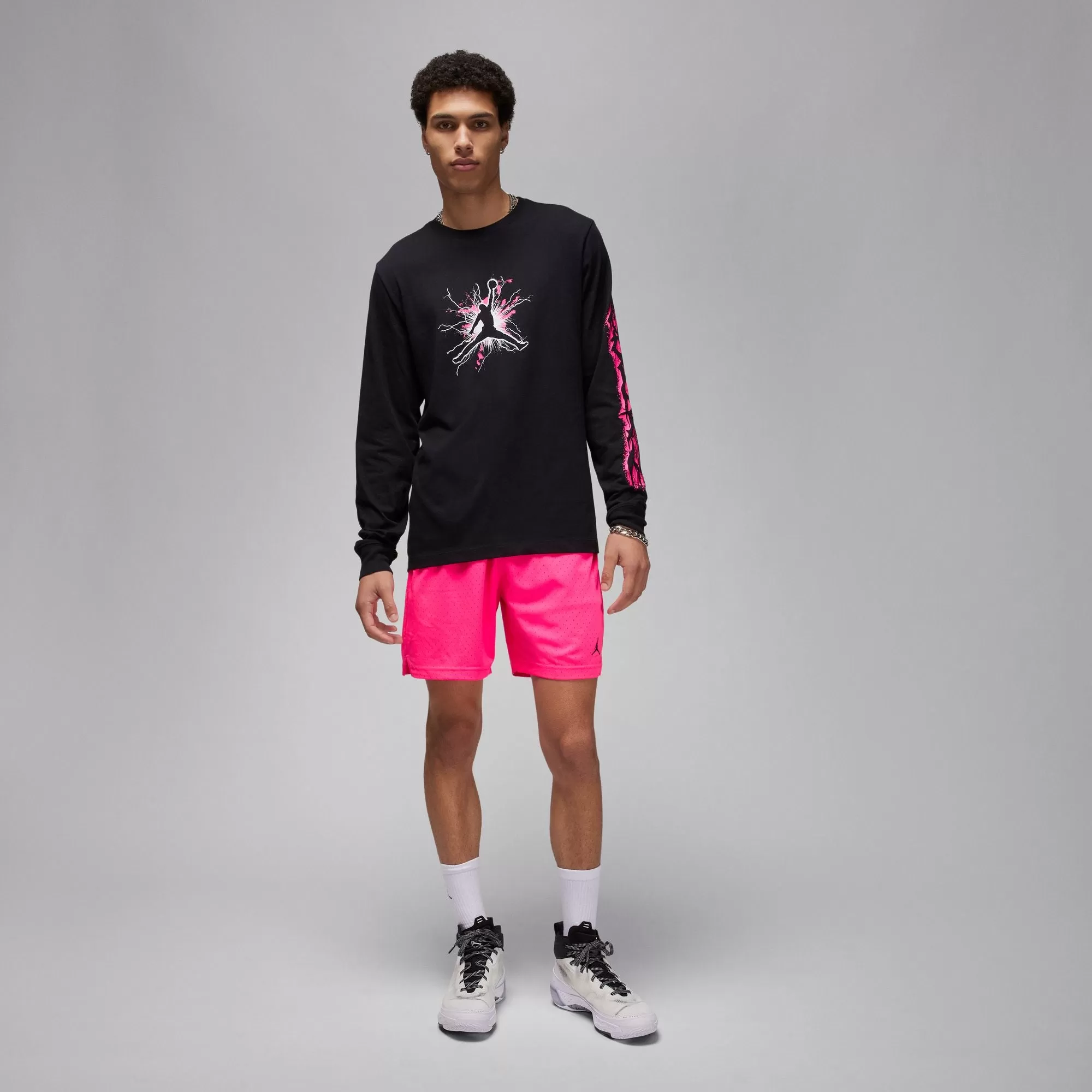 Air Jordan Dry-FIT Mesh Shorts (Hyper Pink)