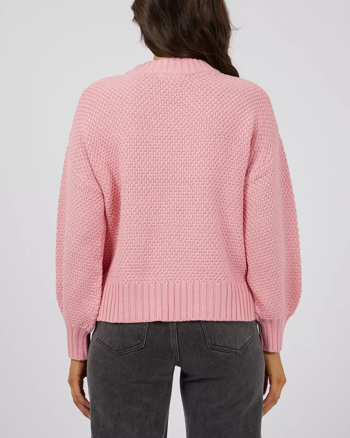 All about Eve Rue Knit Sweater - Pink