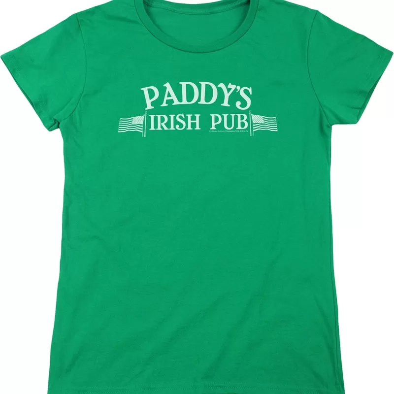 Always Sunny In Philadelphia Womens Paddys Pub T-Shirt