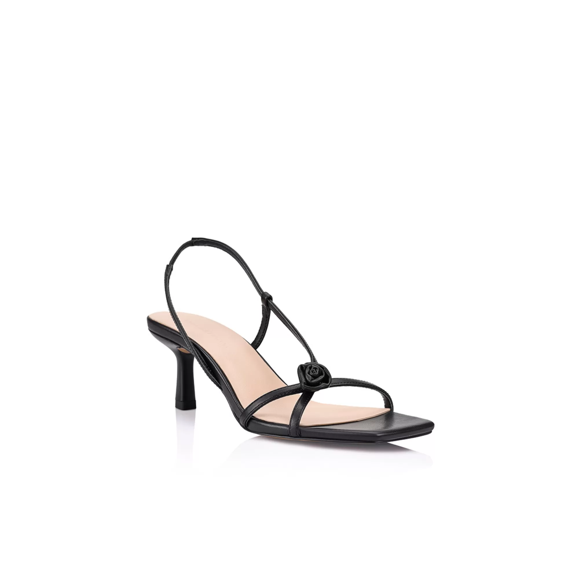 Amara Sandal Black Leather