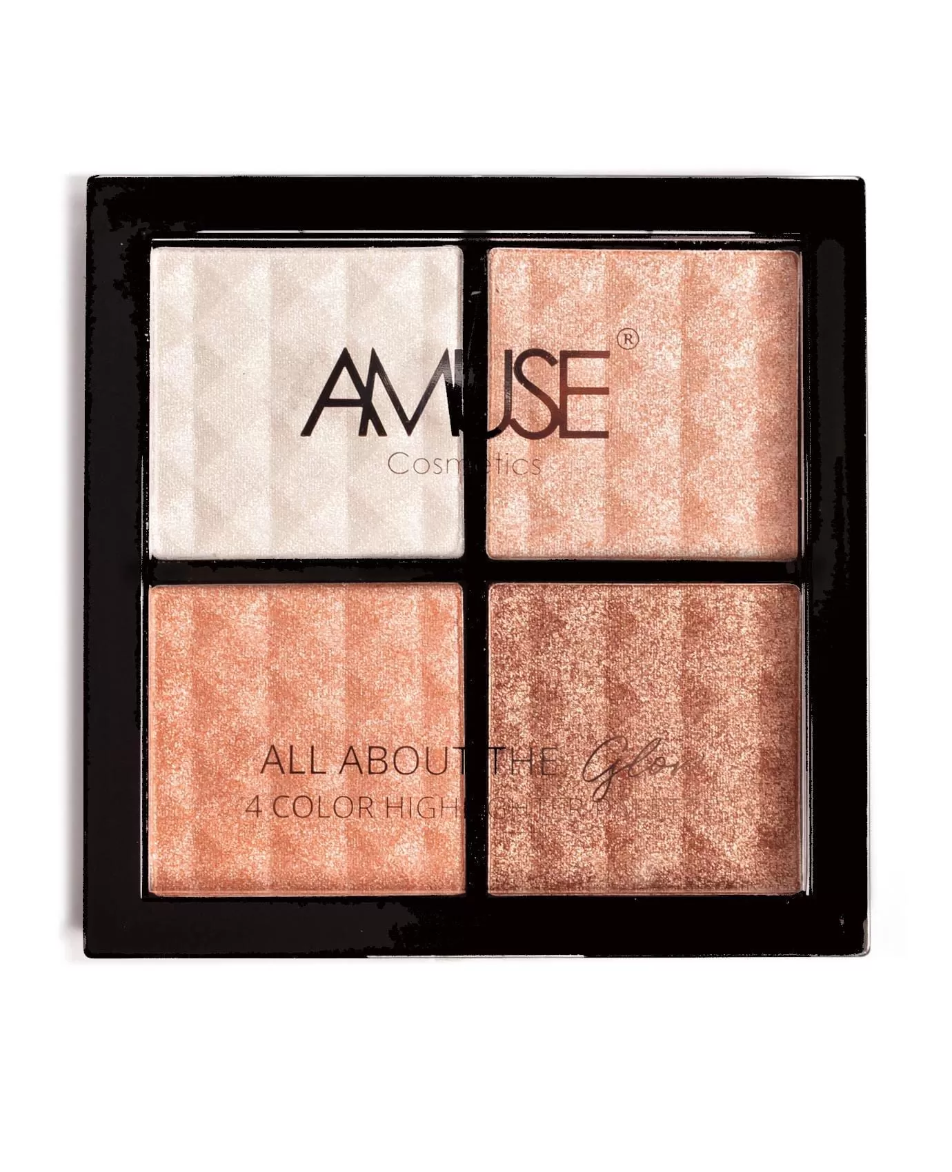 Amuse All About The Glow 4 Color Highlighter Palette