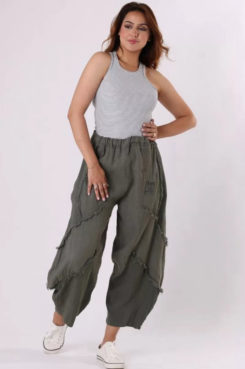 Anne   Kate Plain Linen Slouchy Pants