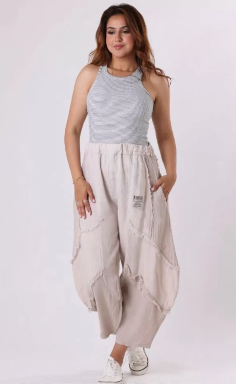 Anne   Kate Plain Linen Slouchy Pants