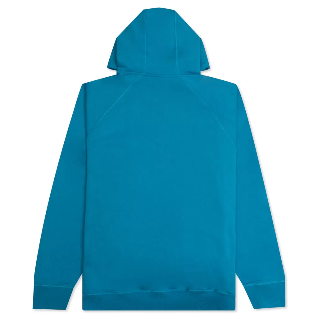 Anxious Dog Hooded Sweatshirt - Greek Blue