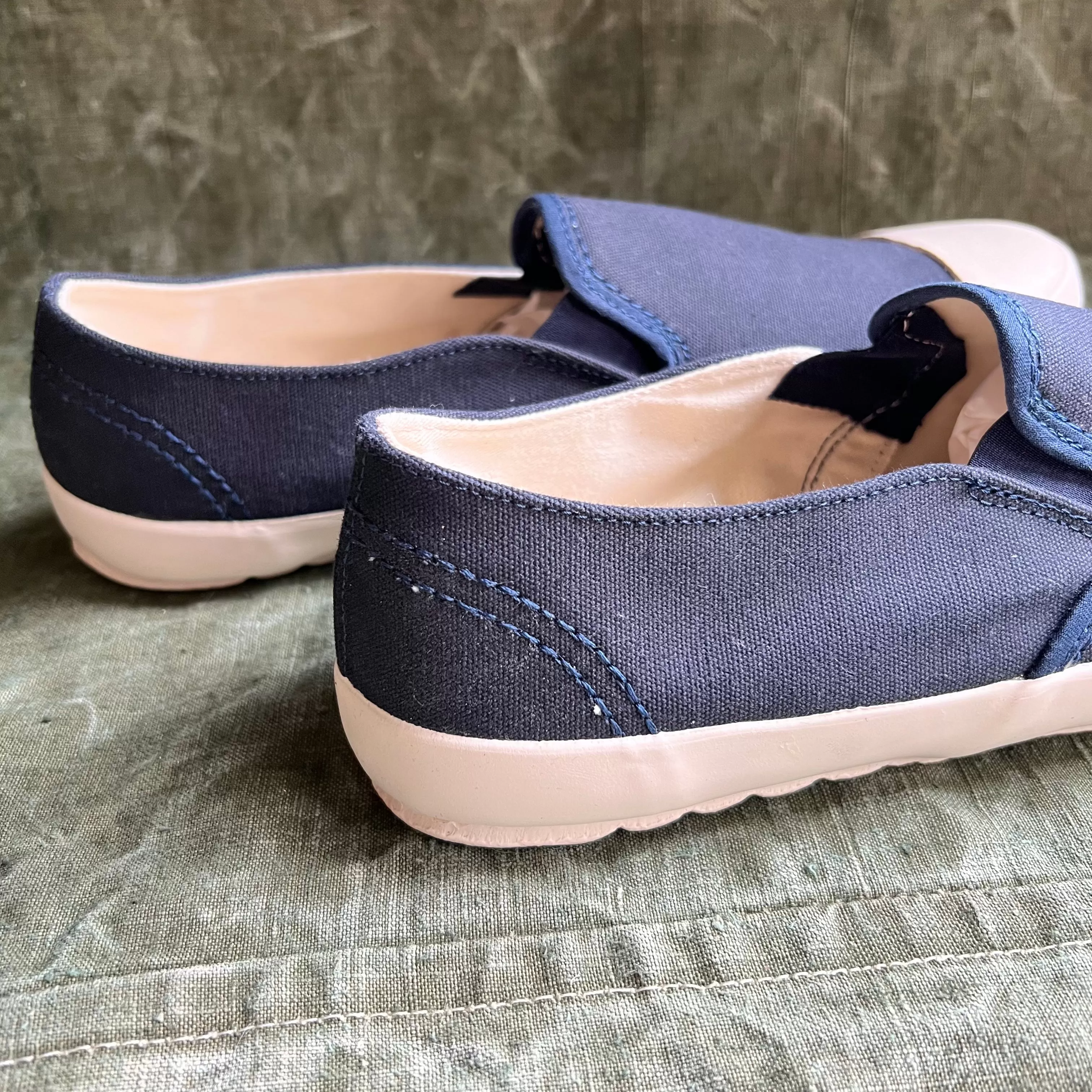 ARCHIVE SALE - MK 1 SLIP-ON, NAVY/ECRU