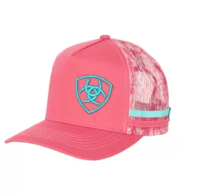 Ariat Digi Camo Trucker Cap Pink Lemonade