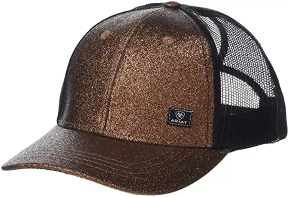 Ariat Women's Glitter Cap with Mesh Back - Copper