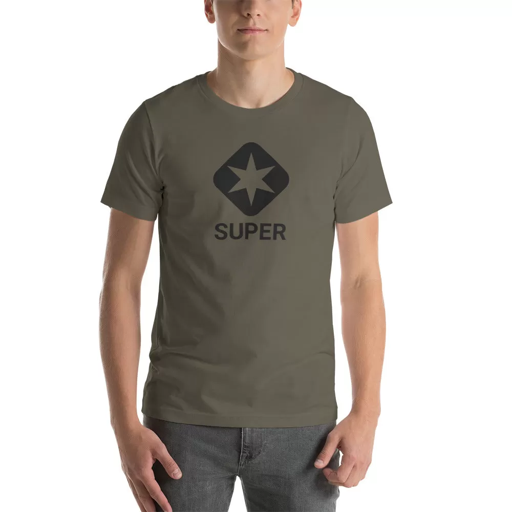 Army Green Super Star Logo T-shirt