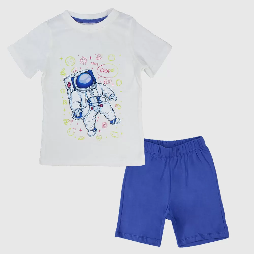 Astronaut Short-Sleeved Pajama