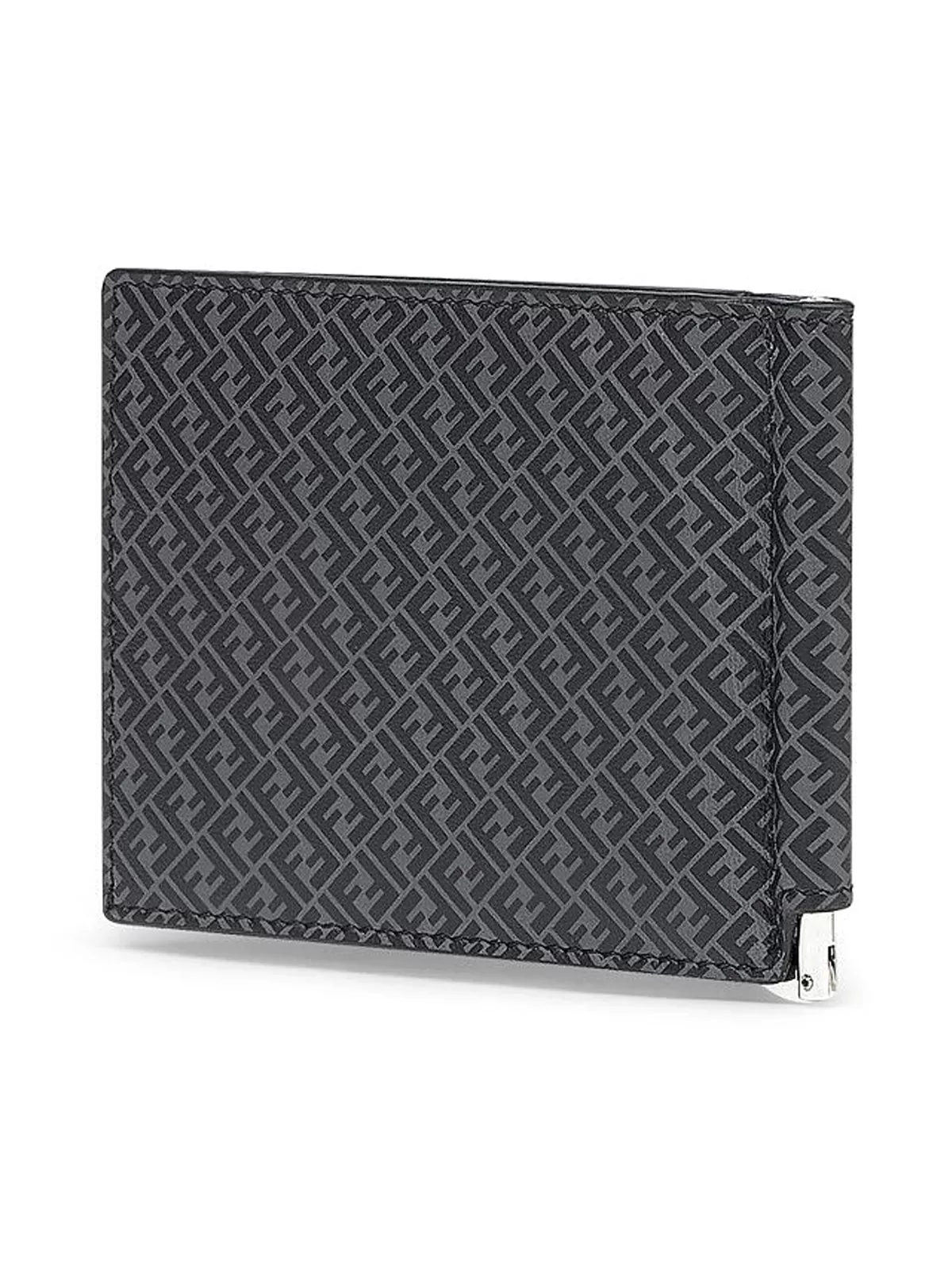 Banknote holder in black leather