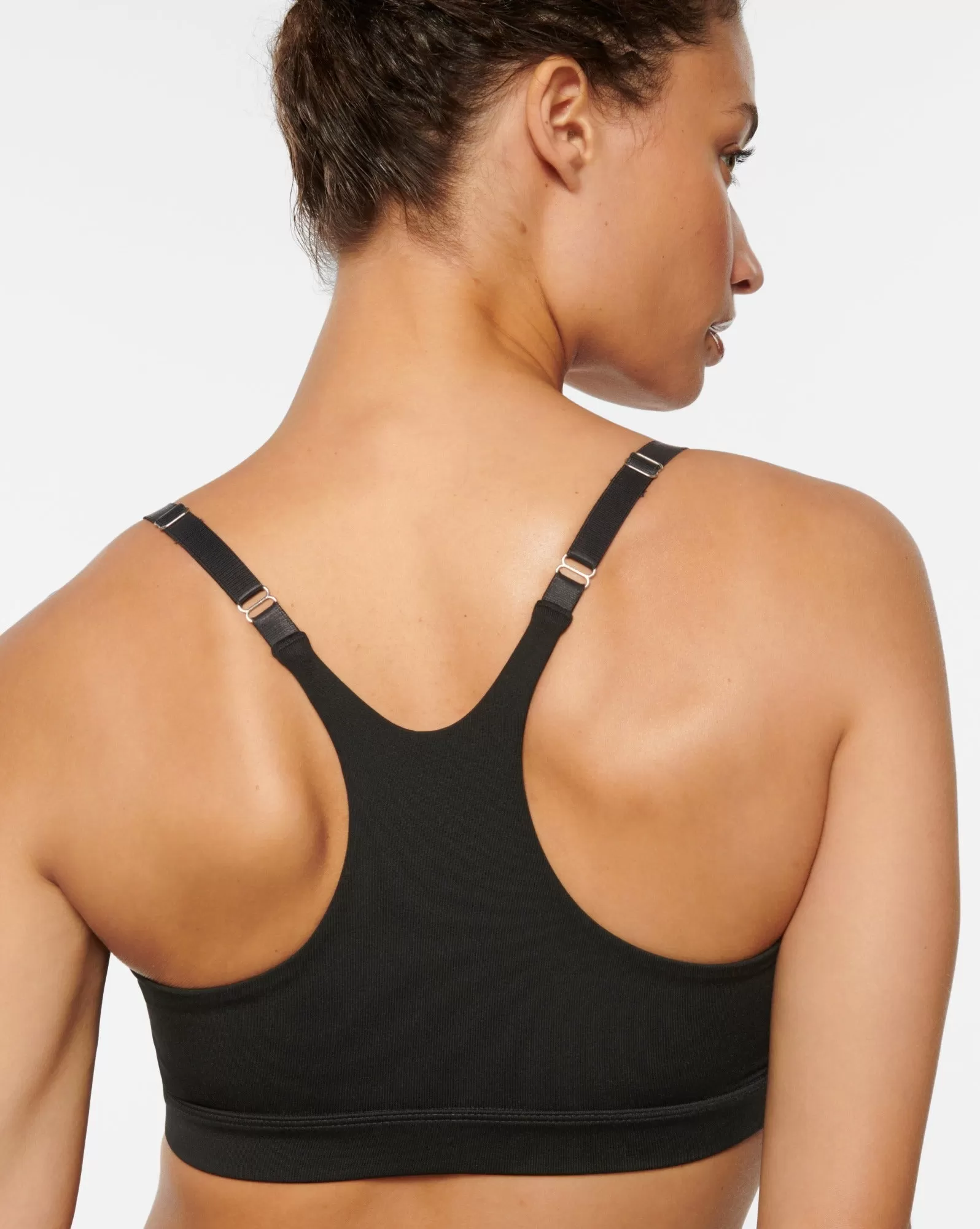 BASELINE CROP BRA BLACK