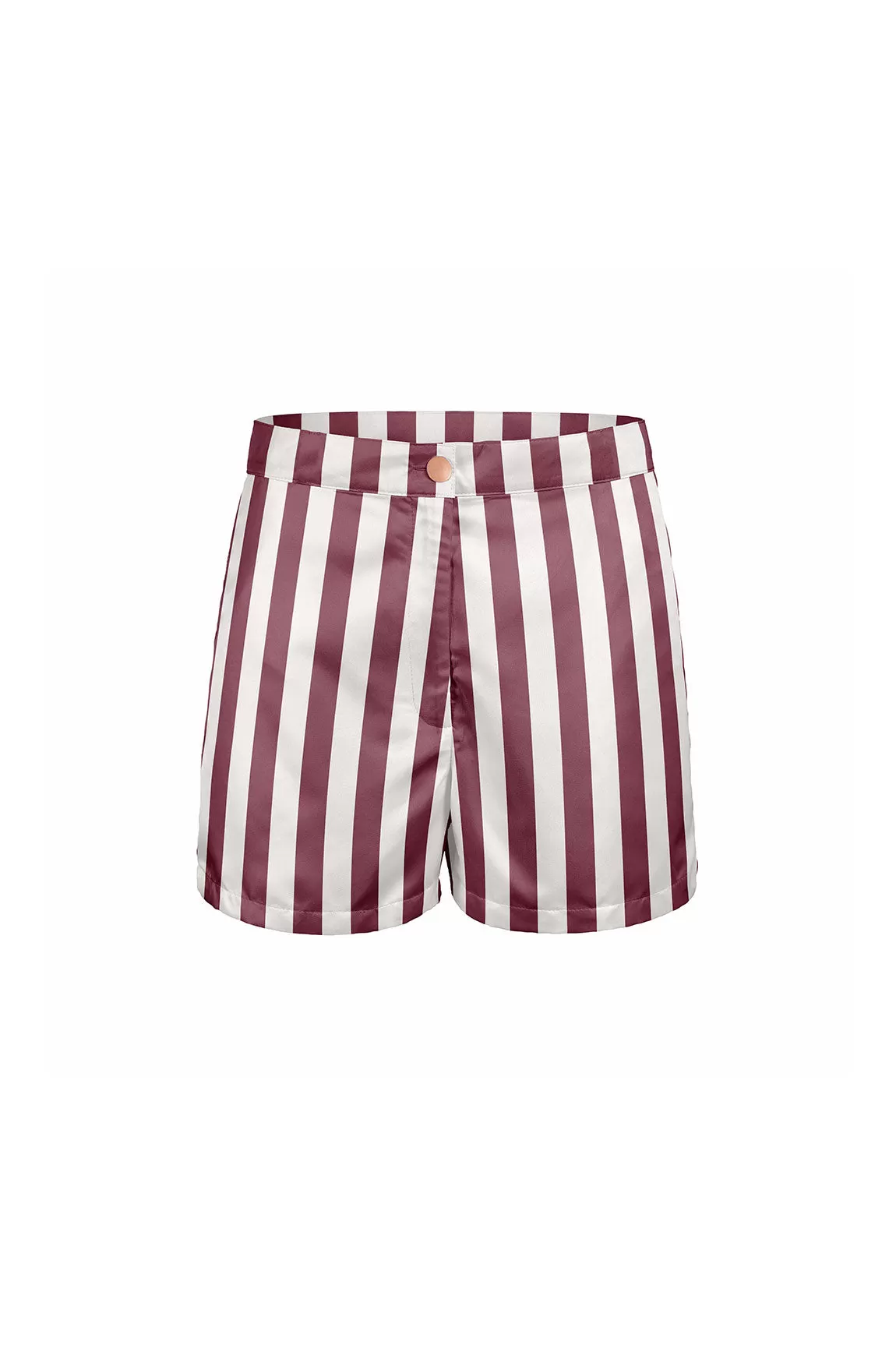 Bermuda Stripes Of A Swimmer Dark Cherry