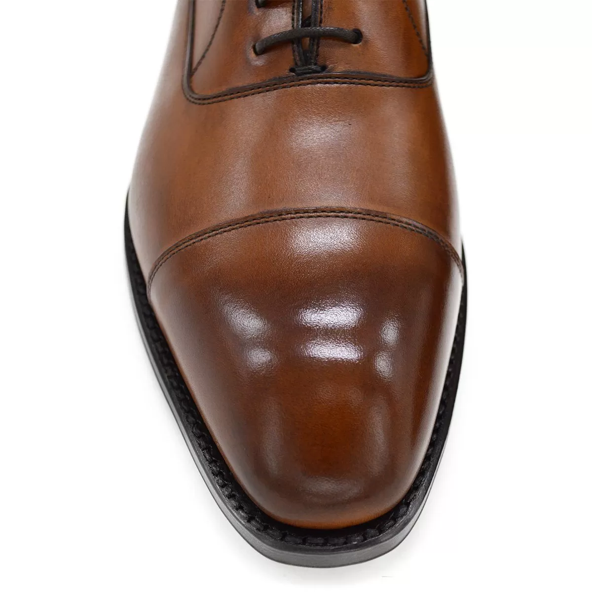 Berwick 1707 Straight Cap Oxford (5217) - Light Tan