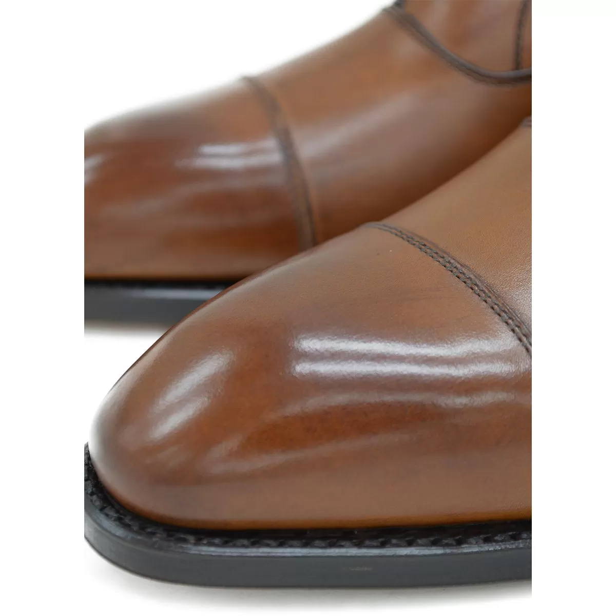 Berwick 1707 Straight Cap Oxford (5217) - Light Tan