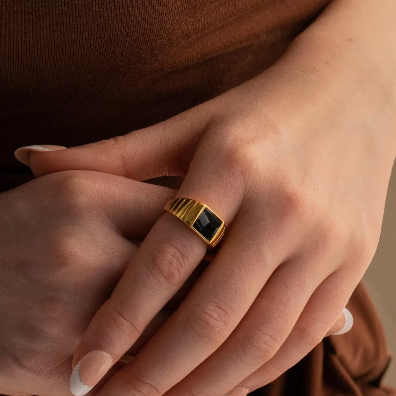 Black Signet Ring