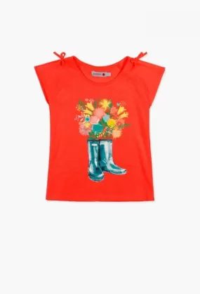 Boboli Tee - Gumboot Flowers