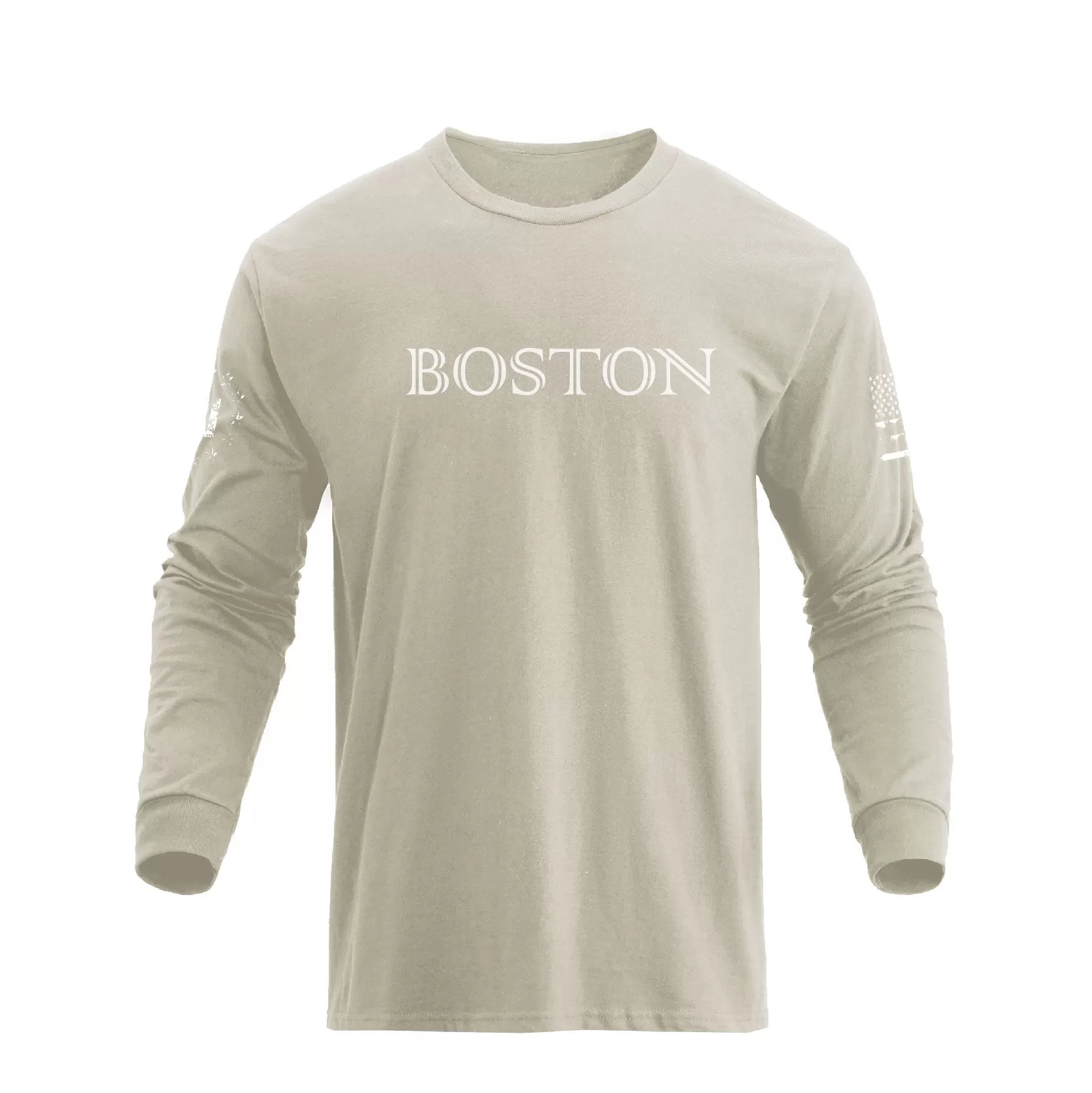 BOSTON GRAPHIC LONG SLEEVE T-SHIRT