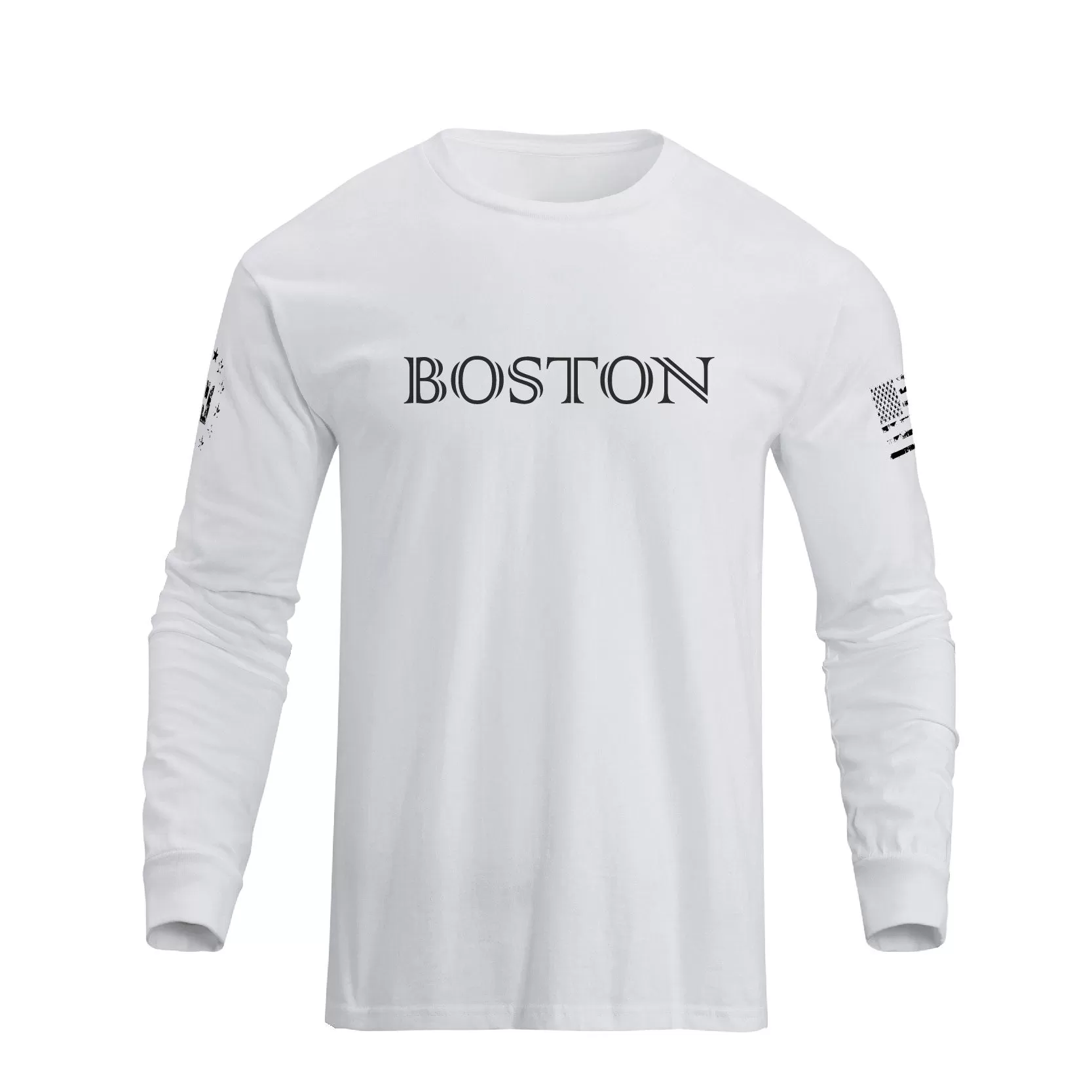 BOSTON GRAPHIC LONG SLEEVE T-SHIRT