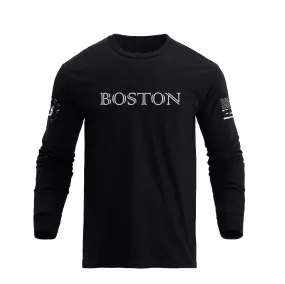 BOSTON GRAPHIC LONG SLEEVE T-SHIRT