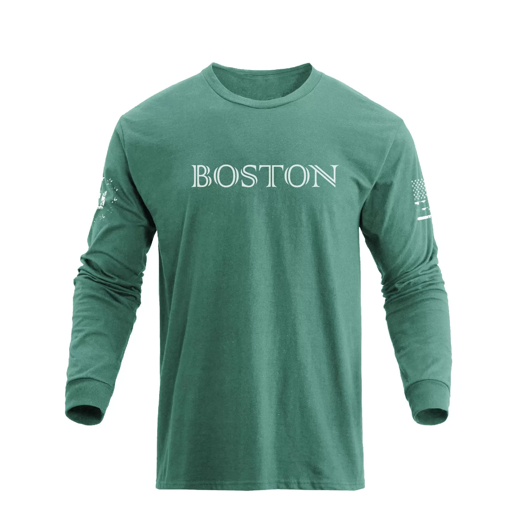 BOSTON GRAPHIC LONG SLEEVE T-SHIRT