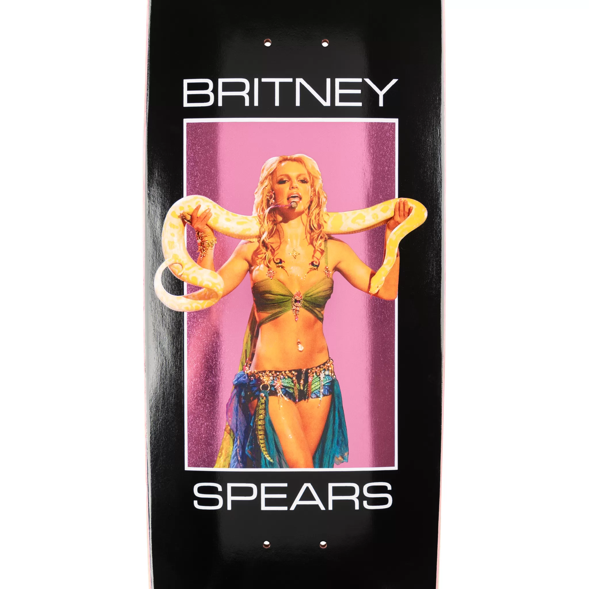 Britney Spears X Welcome - Snake on Popsicle - Black/Pink Foil - 8.5"