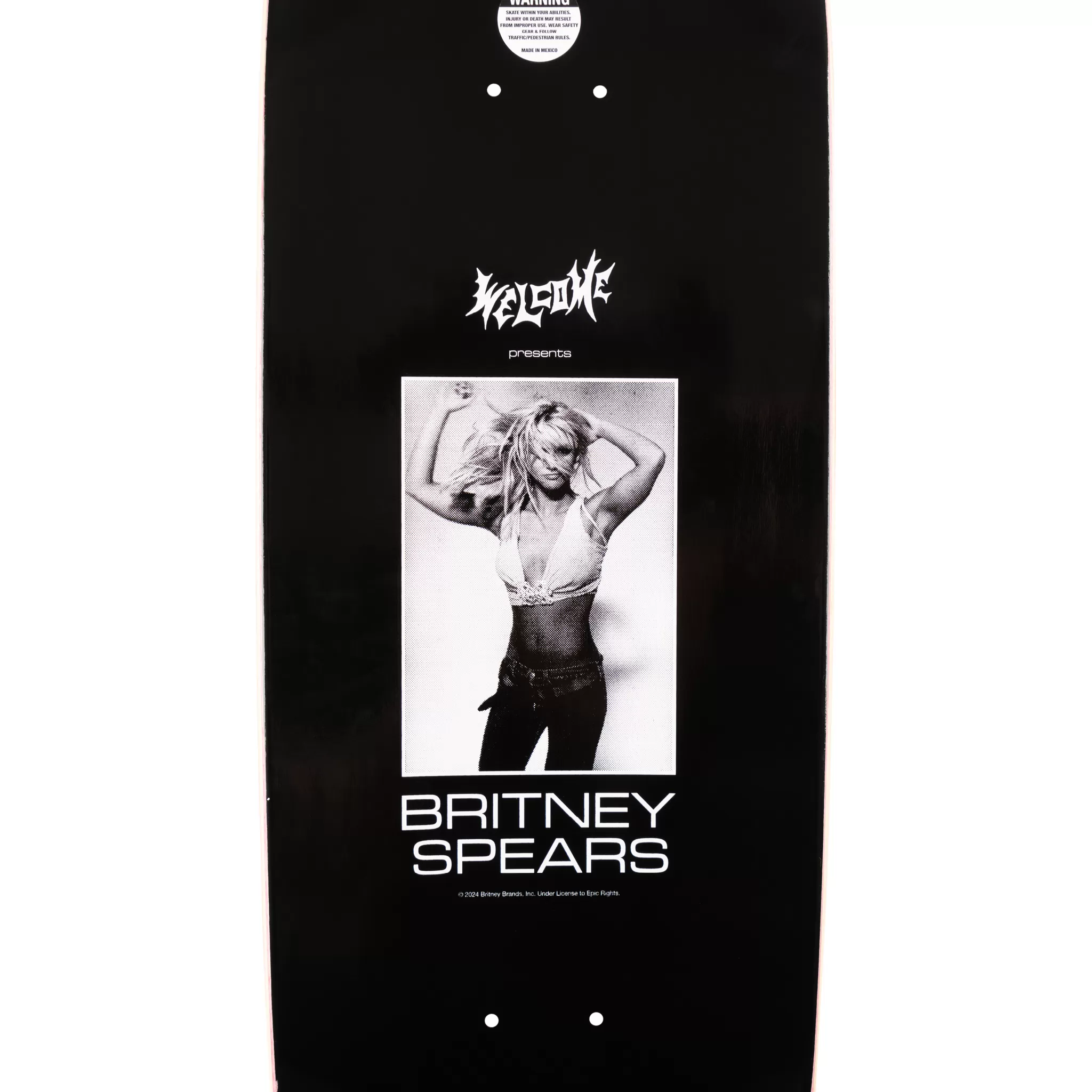 Britney Spears X Welcome - Snake on Popsicle - Black/Pink Foil - 8.5"