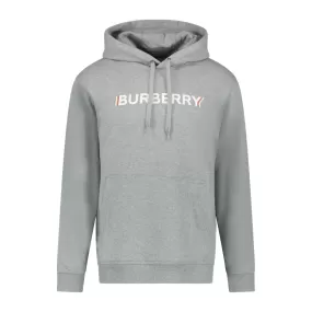 BURBERRY 'FARLEY' HOODED SWEATSHIRT GREY