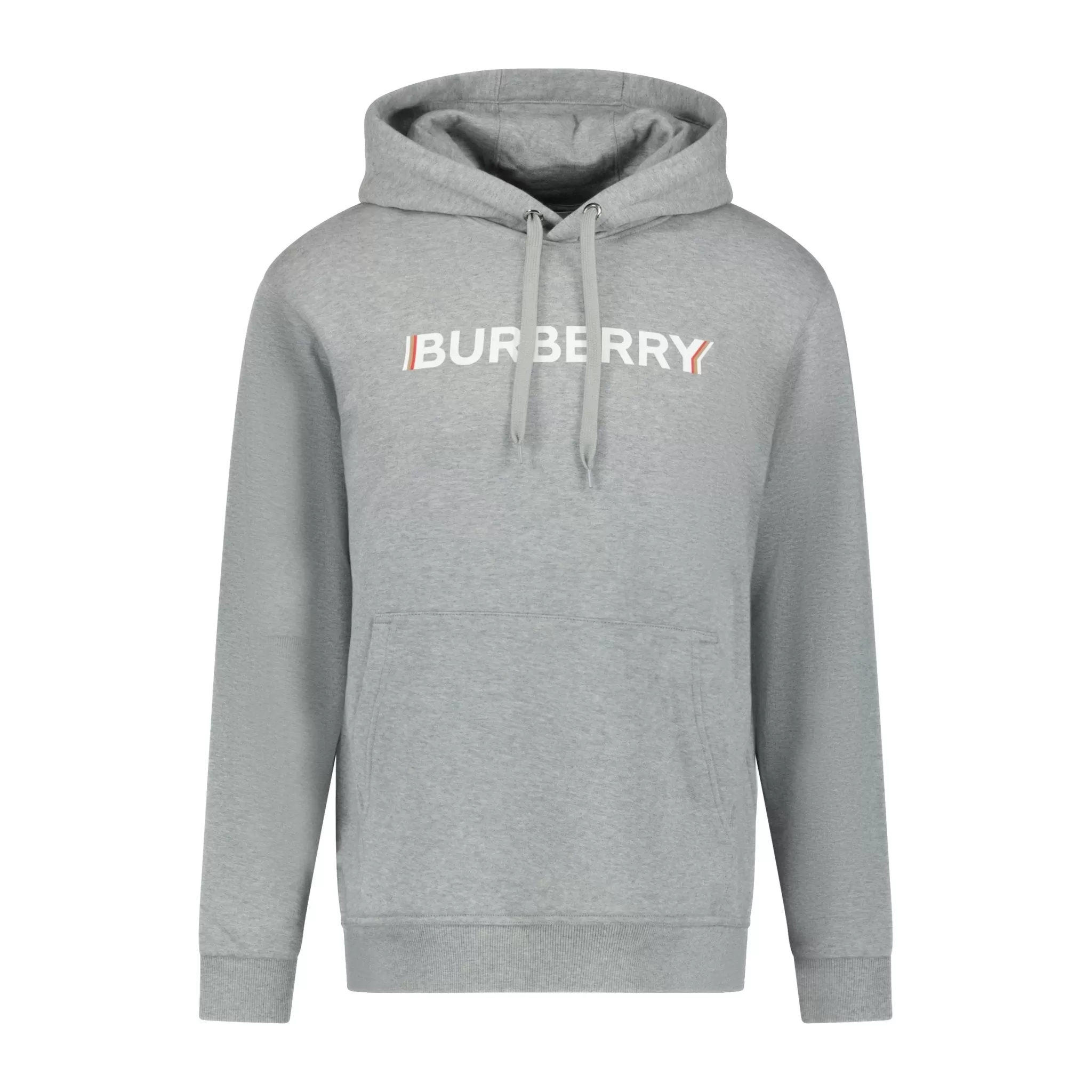 BURBERRY 'FARLEY' HOODED SWEATSHIRT GREY