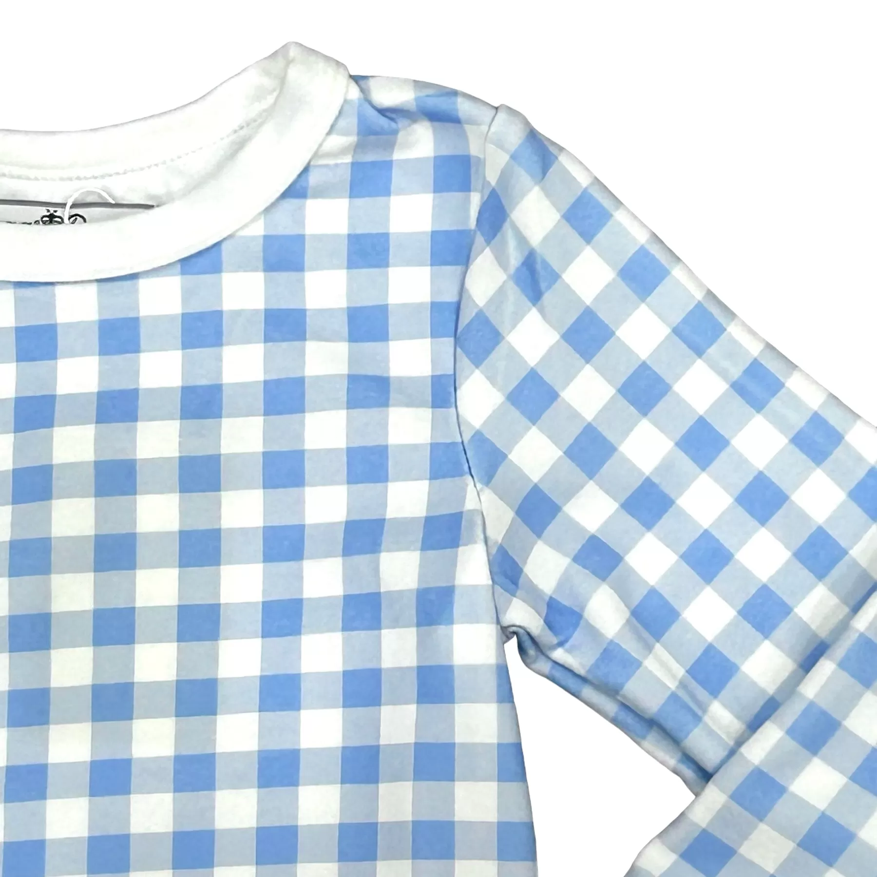 Buttflap Pajamas - Blue Gingham