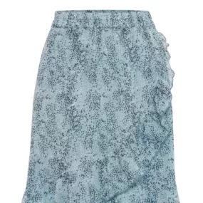 BY - Higla smoke blue print skirt