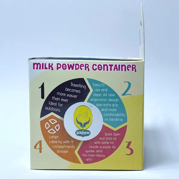 C1693 BPA Milk Powder Container 4-Components Pink