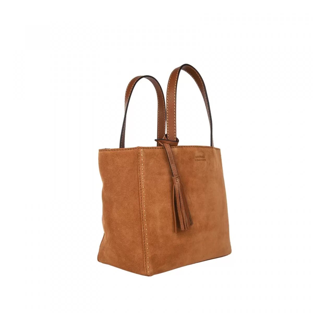 Cabas parisien Loxwood en daim - Camel