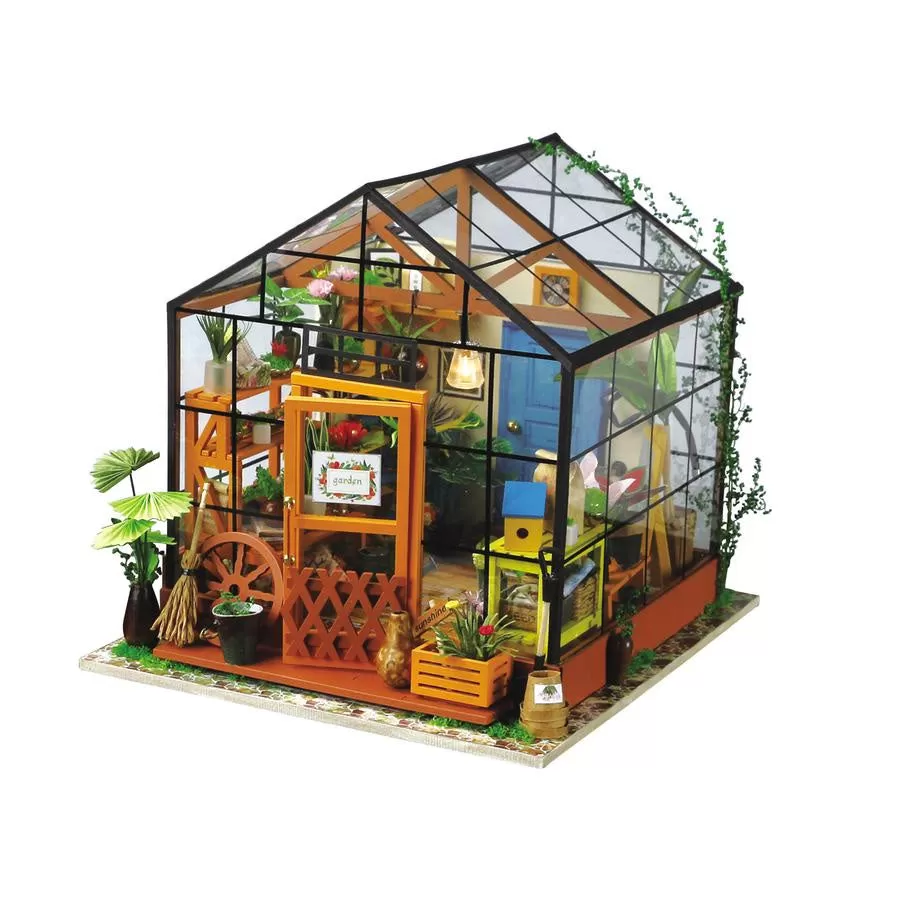 Cathy's Flower House DIY Miniature Dollhouse Kit