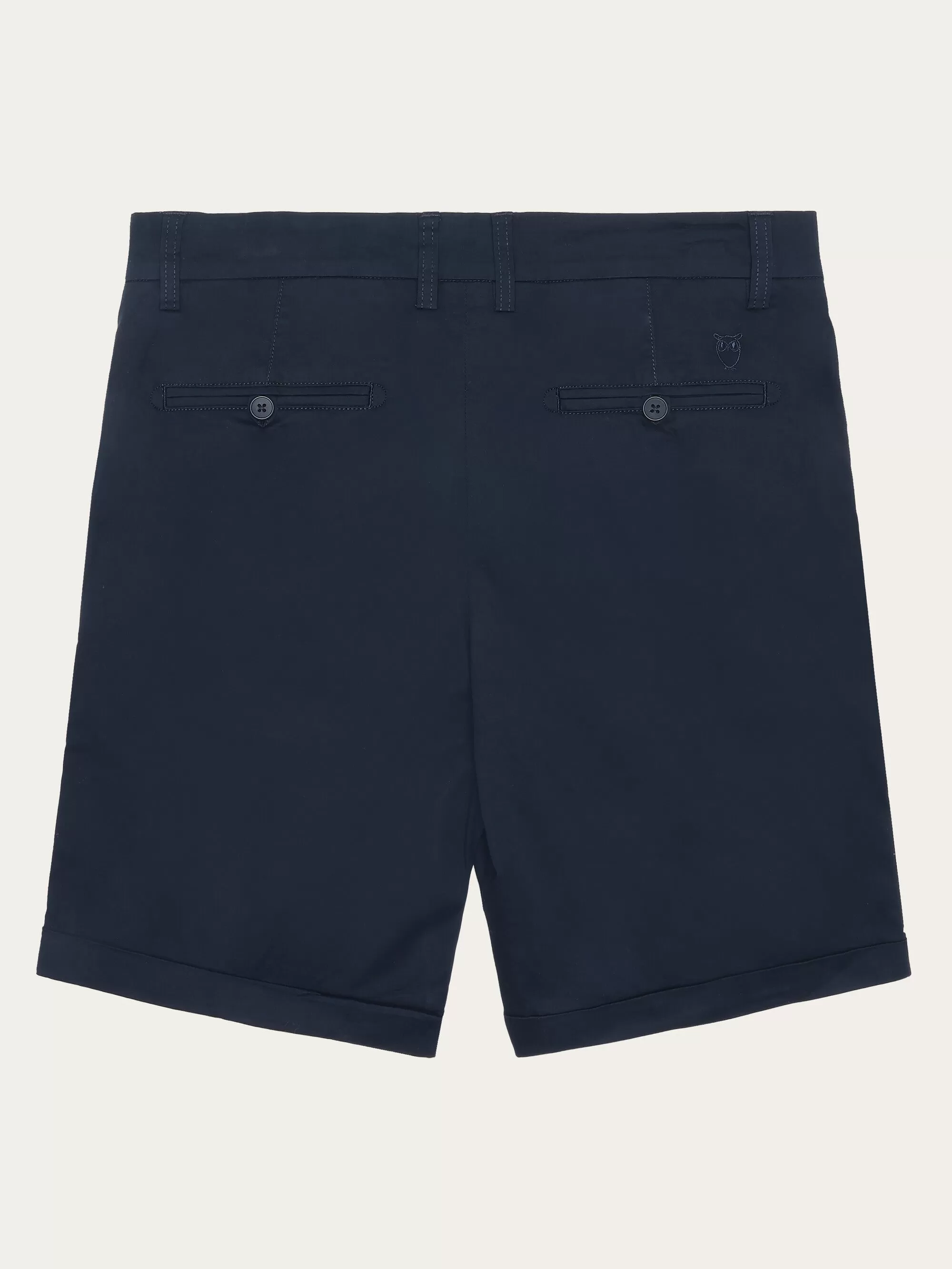 CHUCK regular chino poplin shorts - Total Eclipse