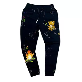 Civilized Men BURNING CASH JOGGERS (Black)