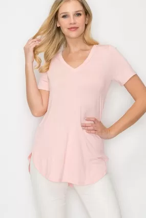 Claire V Neck Basic Tee