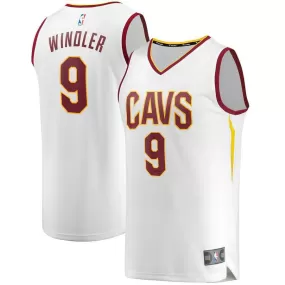 Cleveland Cavaliers Dylan Windler Fanatics Branded Replica Fast Break Association Jersey Kids - White | Ireland P9766Q7