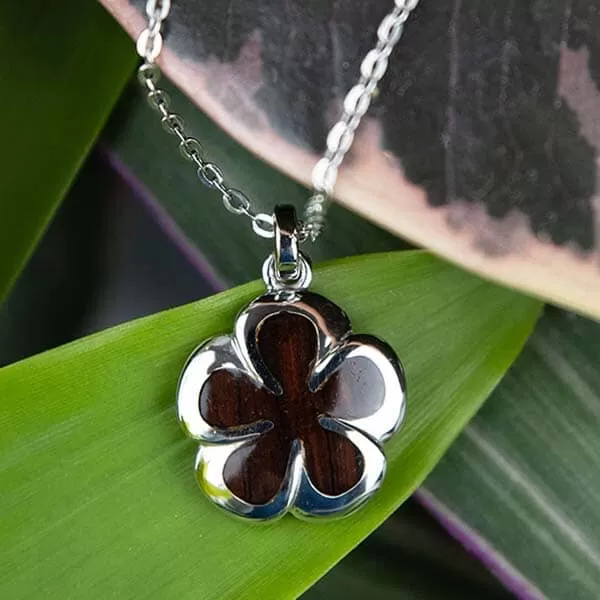 Cocobolo Blossom Pendant