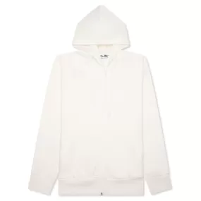 Comme des Garcons PLAY x the Artist Invader Full-Zip Hoodie - Off-White