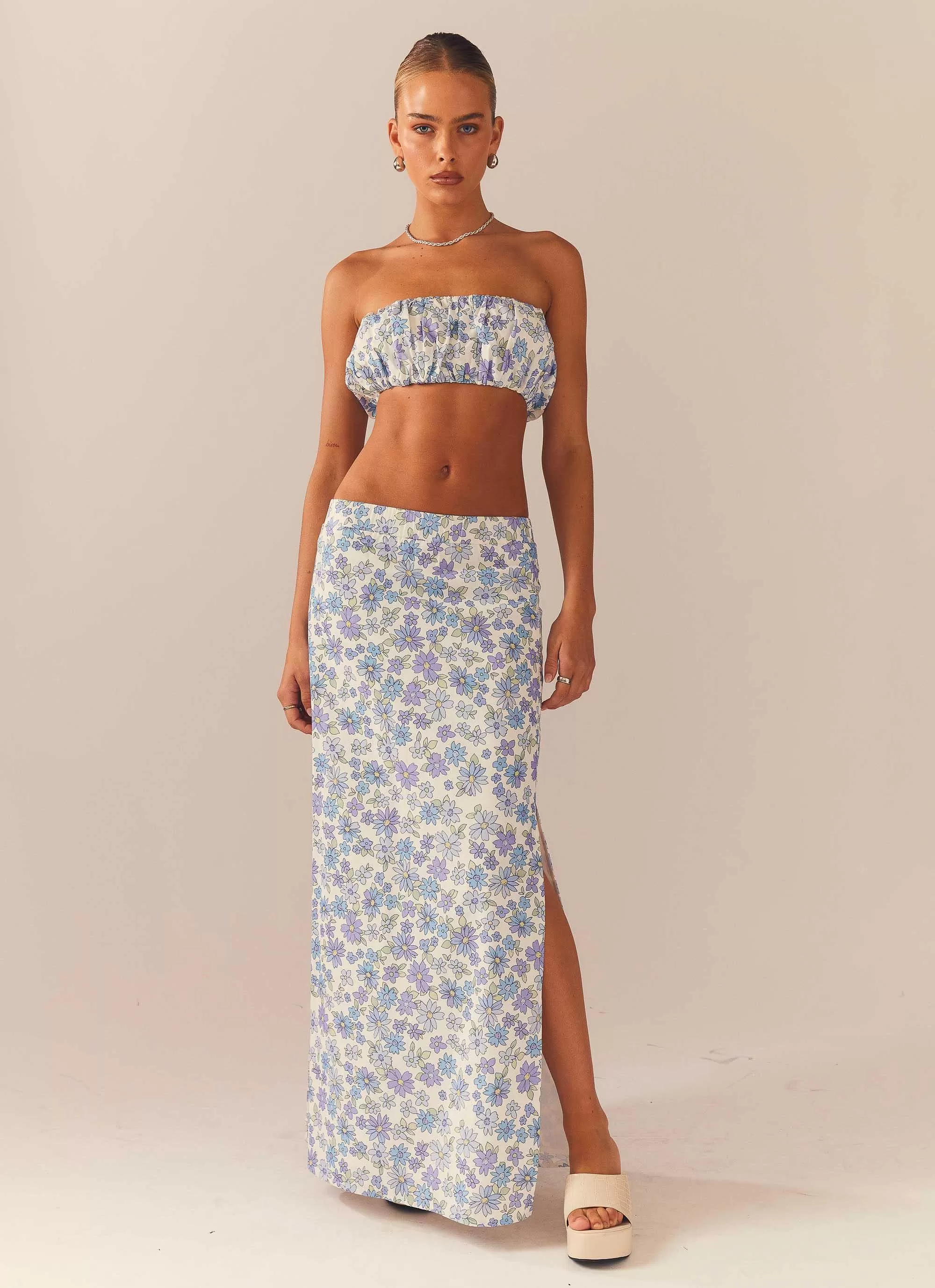 Countryside Picnic Bandeau Top - Daisy Chain