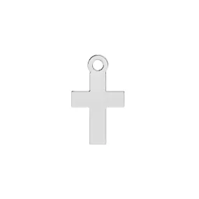 Cross Charm | Sterling Silver