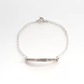 Curves Bar Bracelet